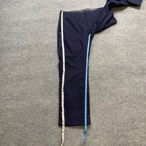 Eddie Bauer Pants Mens 40 Dark Blue Nylon Blend Fleece Lined Tech Cold Weather - Picture 5 of 13